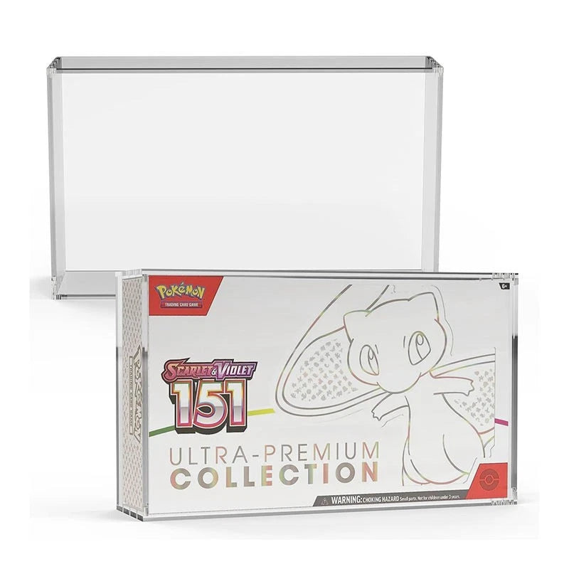 Acrylic Display Case with Magnetic Lid for Pokemon 151 UPC