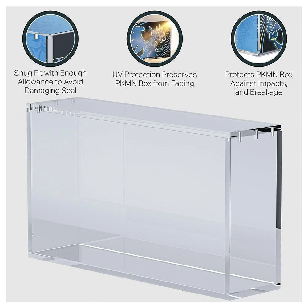 Acrylic Display Case with Magnetic Lid for Pokemon Mega Charizard UPC